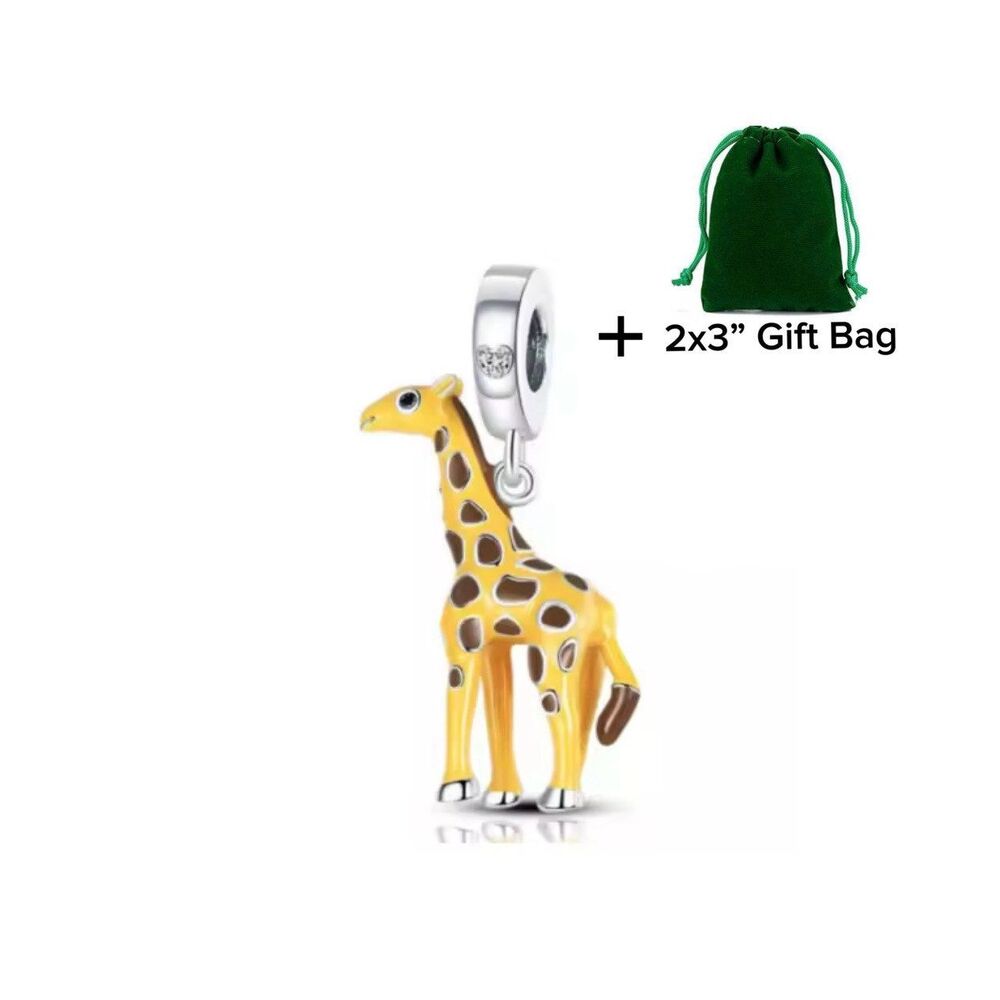 Giraffe Dangle Charm | 925 Silver | Brand New